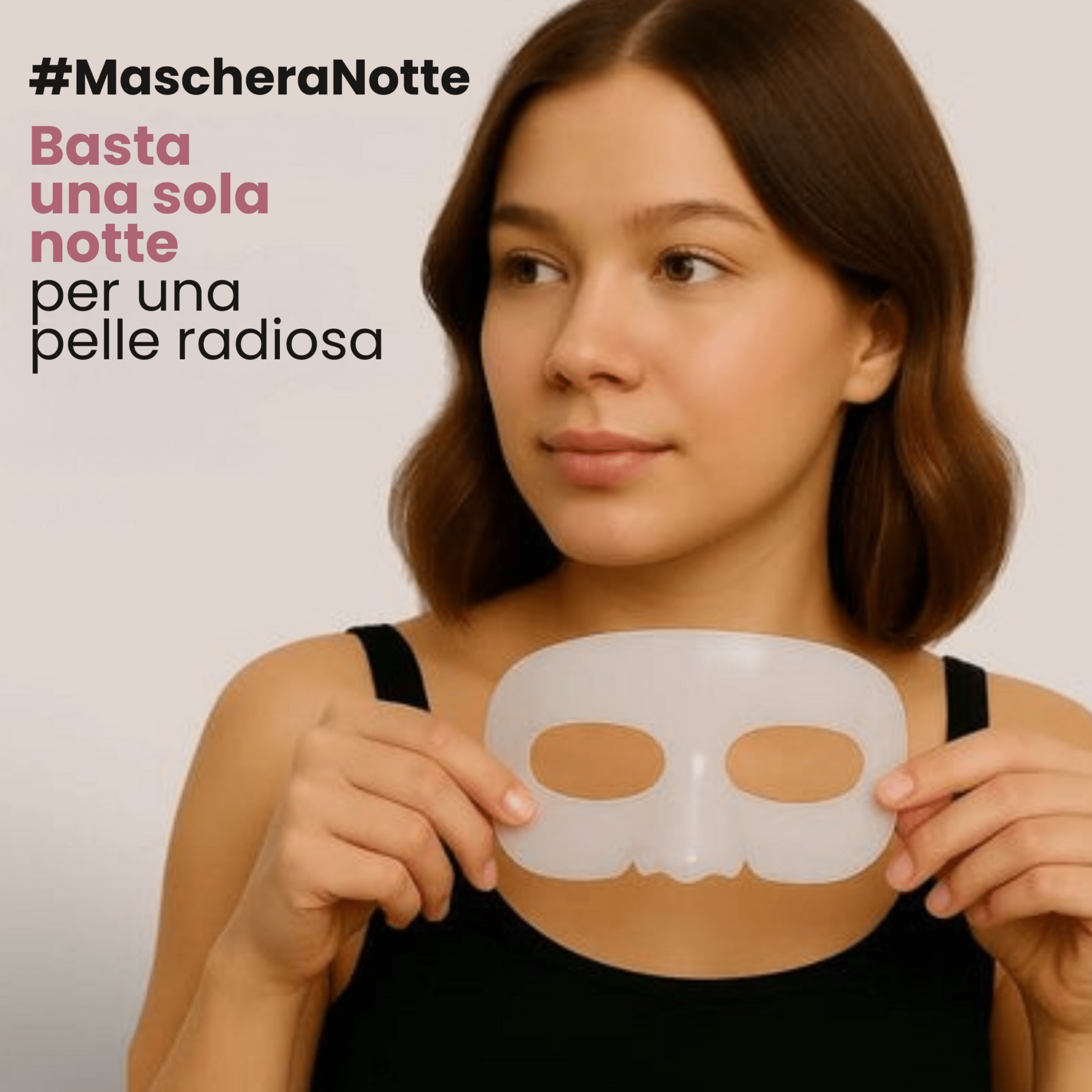 Maschera Viso Bio - Collagene – Idratazione & Rassodamento - Sweety Dreams