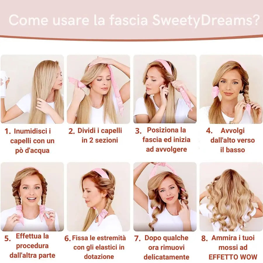 Fascia capelli mossi - SweetyDreams