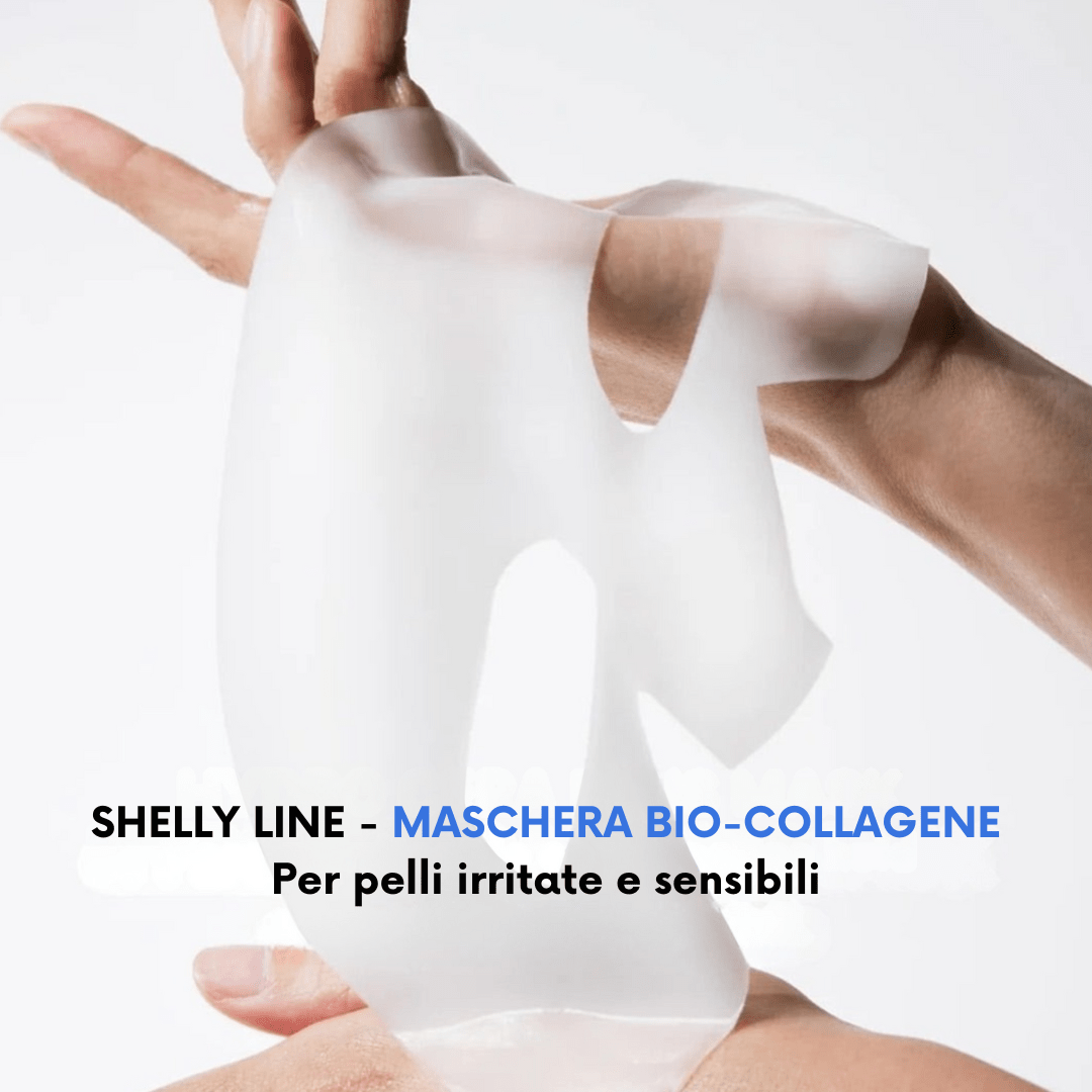 Shelly Line™ - Maschera Viso Bio - Collagene Blu - Sweety Dreams